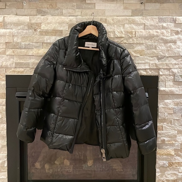 Calvin Klein Black Down Puffer (small) - Picture 1 of 7